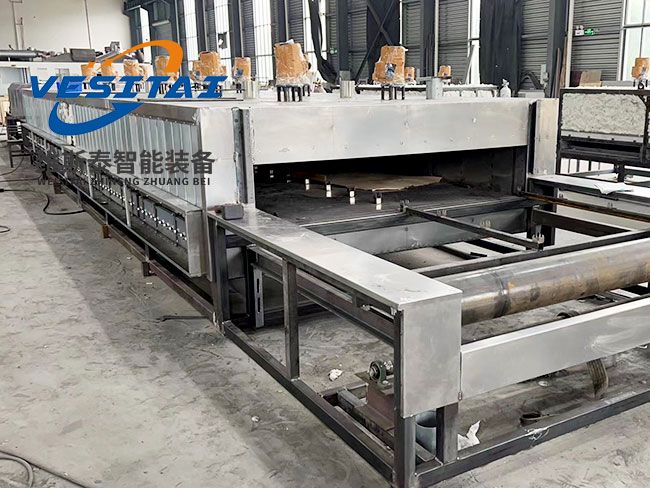 6米针织面料布烘干隧道炉