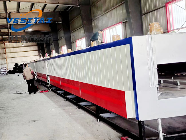 50米碳纤维隧道炉烘干线