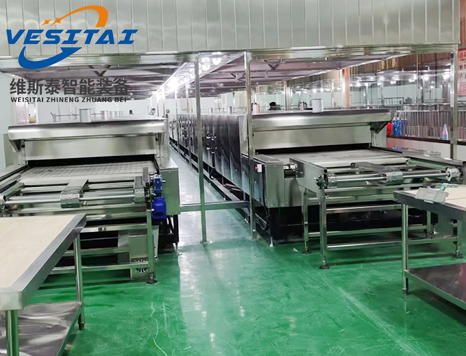 馕饼烘烤隧道炉流水线