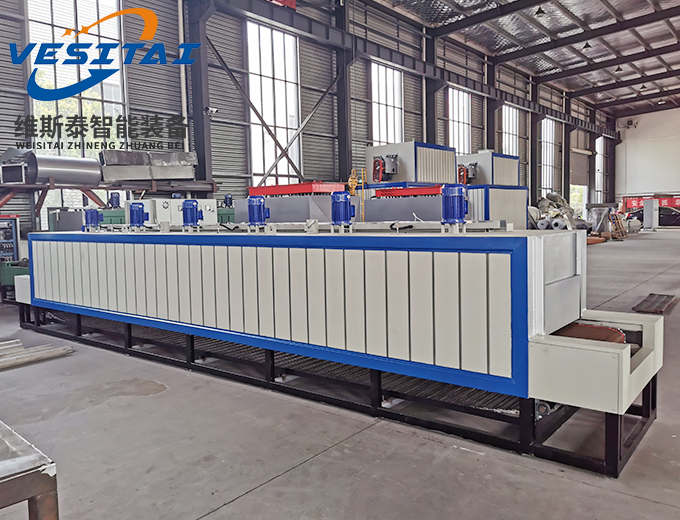 11米长热风循环隧道炉