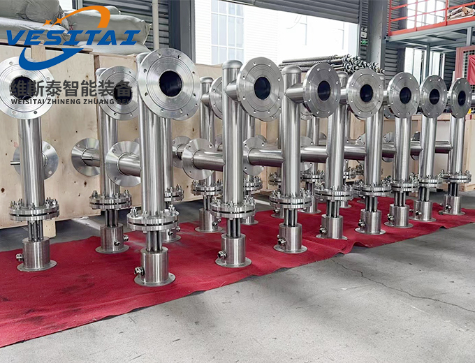 30kw客户定制多台立式管道加热器