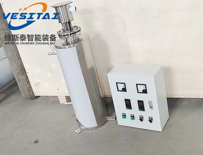 5kw氮气立式管道加热器/控制柜