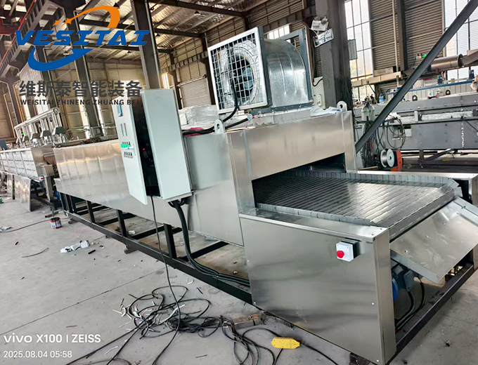 远红外隧道炉+冷却生产线