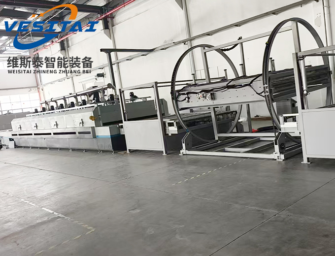 丝网板材胶水固化烘干流水线隧道炉